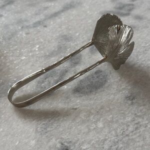 Michael Aram Silver Botanical Tongs